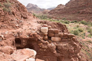 i ruiny twierdzy nabatejskiej