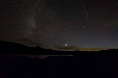 i znów droga mleczna i kometa