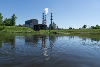 robi się szpetnie co oznacza, że dopływamy do Ostrołęki