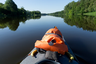brak nurtu zapowiada zbliżający się Zalew Zegrzyński